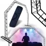 DNA PROFESSIONAL DNA DJ GATE Prenosný svetelný nosný systém, oceľ, čierna, nosnosť 60 kg, výška 1500-3000 mm