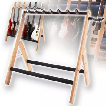 DNA PROFESSIONAL DNA GS5 5-gitarový stojan multi-gitarový stojan čierny