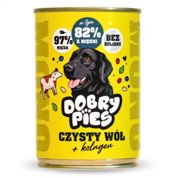 DOBRY PIES Monoprotein Pure Ox s kolagénom 400g
