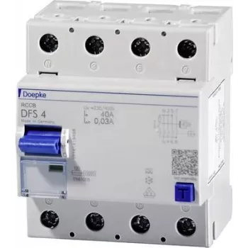 Doepke DFS 4 063-4/0,30-A prúdový chránič typ A 63A 300mA 4-pólový 09146901