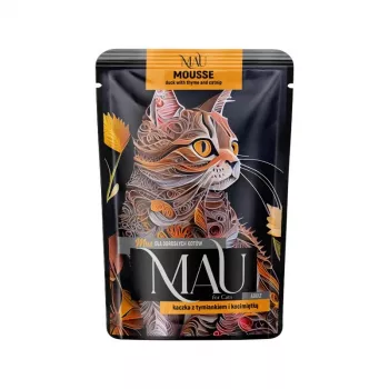 DOLINA NOTECI MAU mousse kačica s tymianom a kocúrnikom - mokré krmivo pre mačky - 85g