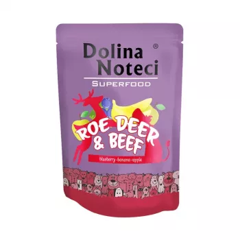 Dolina Noteci Superfood jeleň a hovädzina mokré krmivo pre psov 300 g