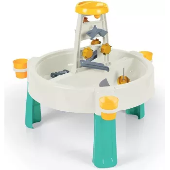 DOLU 2-in-1 vodný a pieskový hrací stôl biela zelená (2670)