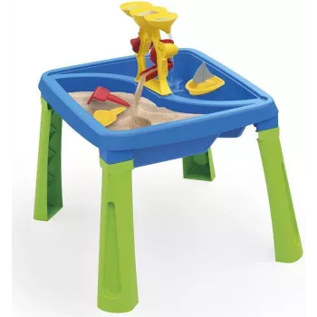 DOLU 3-in-1 pieskový a vodný kreatívny stôl modrý zelený (3077)