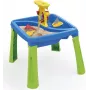 DOLU 3-in-1 pieskový a vodný kreatívny stôl modrý zelený (3077)