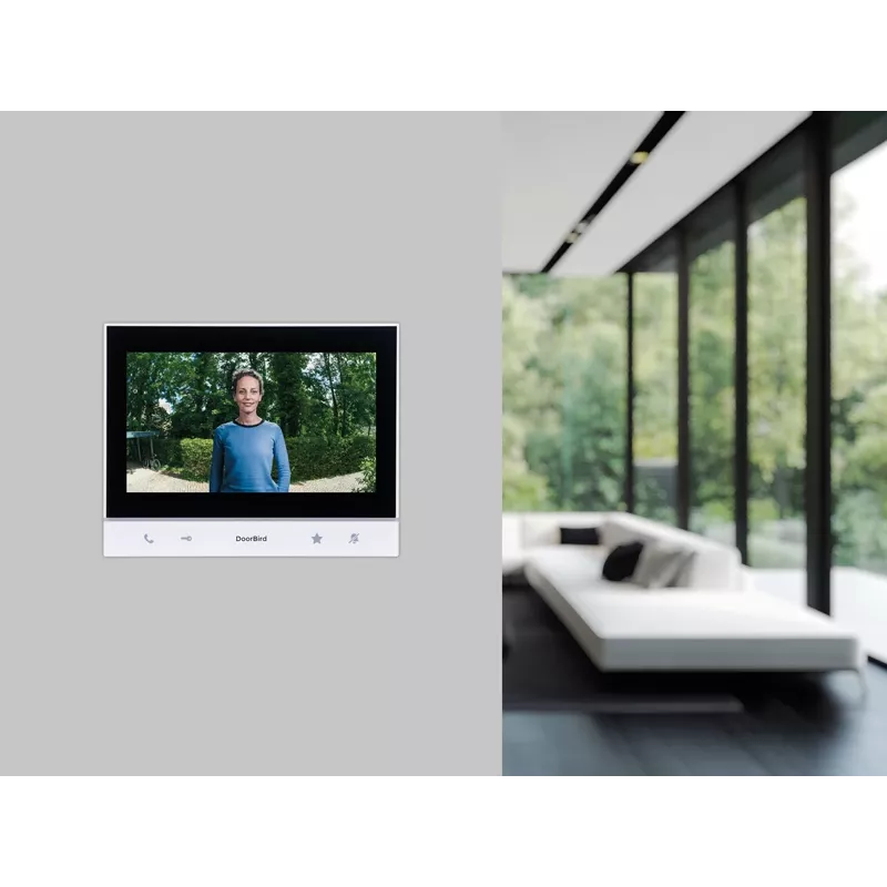 Doorbird A1103 IP Video Indoor Station 7 palcový IPS dotykový displej biela čierna