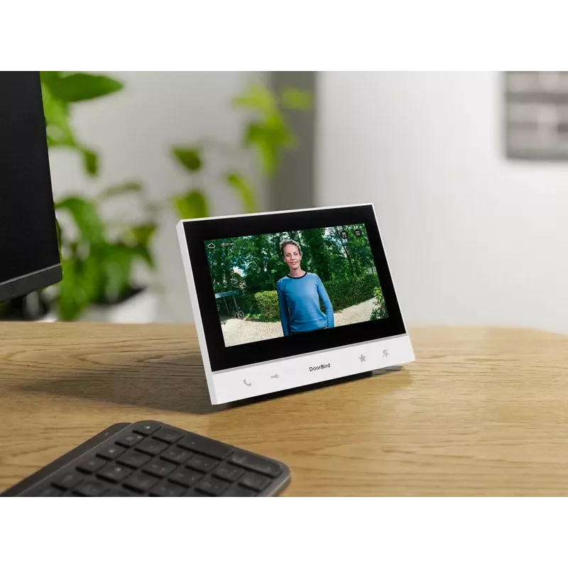 Doorbird A1103 IP Video Indoor Station 7 palcový IPS dotykový displej biela čierna