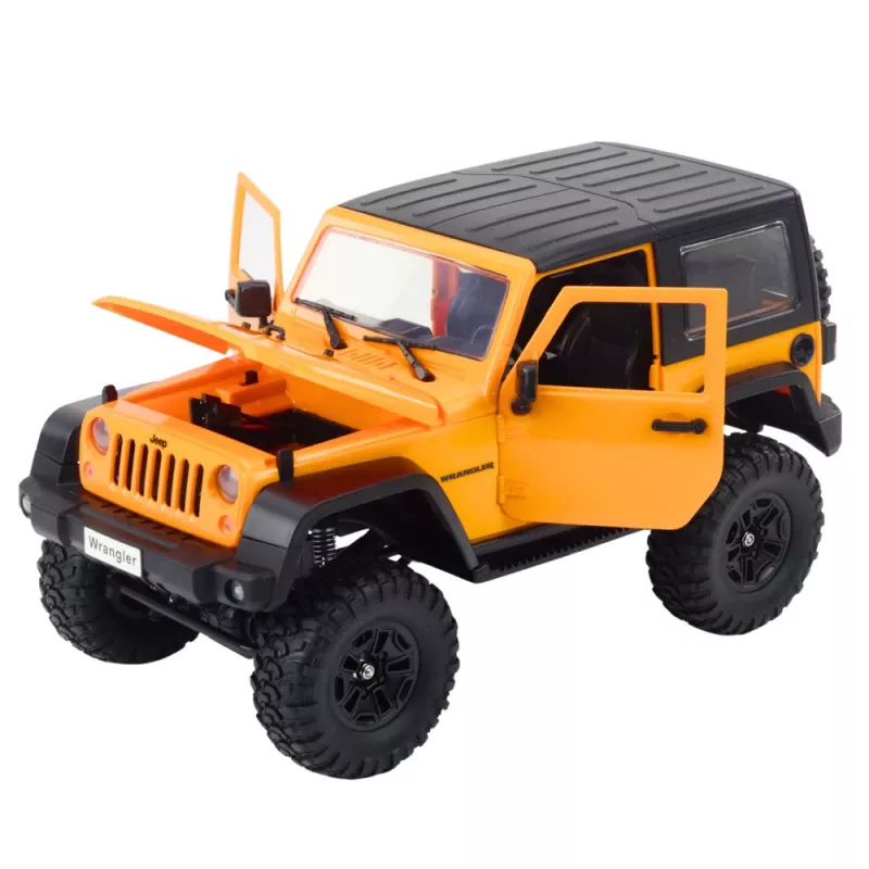 Double E RC Jeep Wrangler Rock Crawler oranžový 1:14 diaľkovo ovládané terénne vozidlo