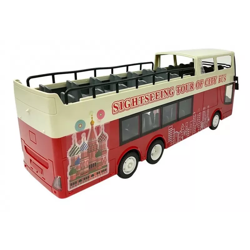 Double E diaľkovo ovládaný dvojposchodový autobus R/C 2.4G 1:18