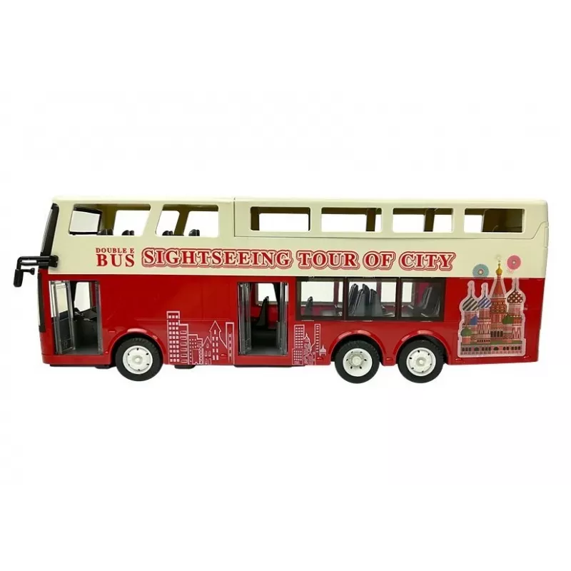 Double E diaľkovo ovládaný dvojposchodový autobus R/C 2.4G 1:18