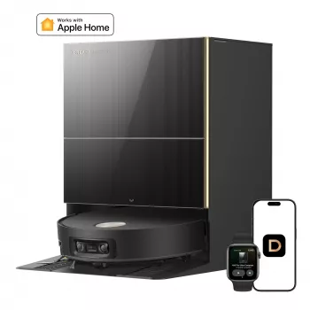 Dreame X60 Pro Ultra Complete vysávač s dokovacou stanicou, 12000 Pa sací výkon, 6400 mAh batéria, čierny