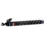DSIT DS-8PDU-C13 Power Distribution Unit – 1U racková PDU, 8x IEC C13 výstupy, 10A 250V, 2m kábel, čierna