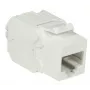 DS-IT CAT6a UTP Keystone sieťová zásuvka - bez nástroja - biela (DS-KC-UTP6A-TL-W)