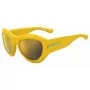 DSQUARED2 D2-0072-S-40G pánske hranaté acetátové slnečné okuliare Havana Brown Gradient 59 mm