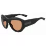 DSQUARED2 D2-0072-S-8LZ pánske slnečné okuliare - čierny rám, sivé šošovky, 59 mm