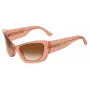 DSQUARED2 dámske slnečné okuliare D2-0118-S-733 čierny štvorcový acetátový rám sivé gradientové sklá 57mm
