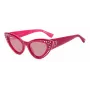 DSQUARED2 dámske slnečné okuliare D20092NSMU1 - hranatý acetátový rám, UV400 ochrana, sklo 51 mm