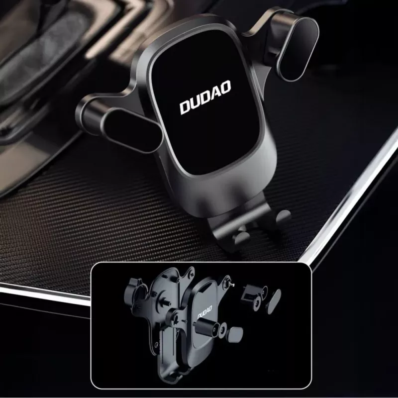 Dudao F5PRO+ držiak na mobil s prísavkou - čierny