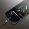 DUDAO Hi-Fi X3C+ káblové in-ear slúchadlá s mikrofónom, 1,2 m, čierne