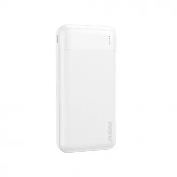 Dudao K18-1W 10000mAh powerbanka biela USB-A / USB-C / Micro USB