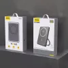 Dudao K28S 20W PD 5000mAh powerbanka s MagSafe a stojanom - sivá