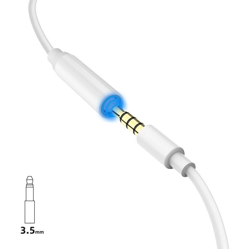 Dudao L16i audio adaptér Lightning na 3,5 mm biely