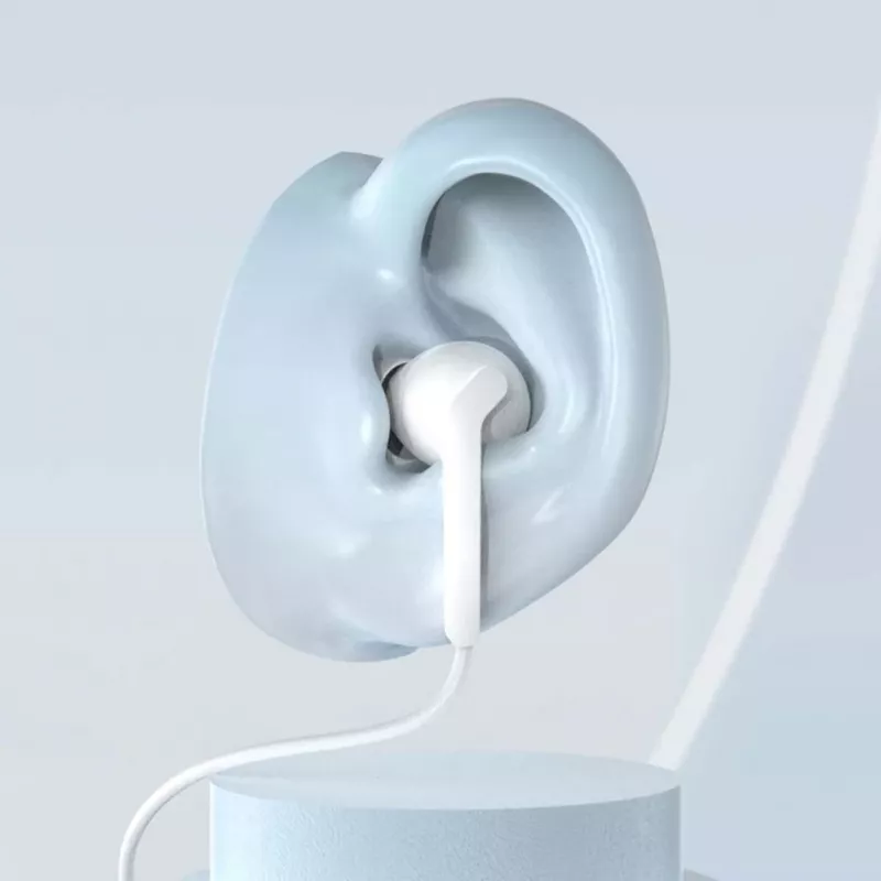 Dudao X3C+ Hi-Fi In-Ear Monitor Earphones 1,2 m biele