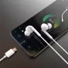 Dudao X3C+ Hi-Fi In-Ear Monitor Earphones 1,2 m biele