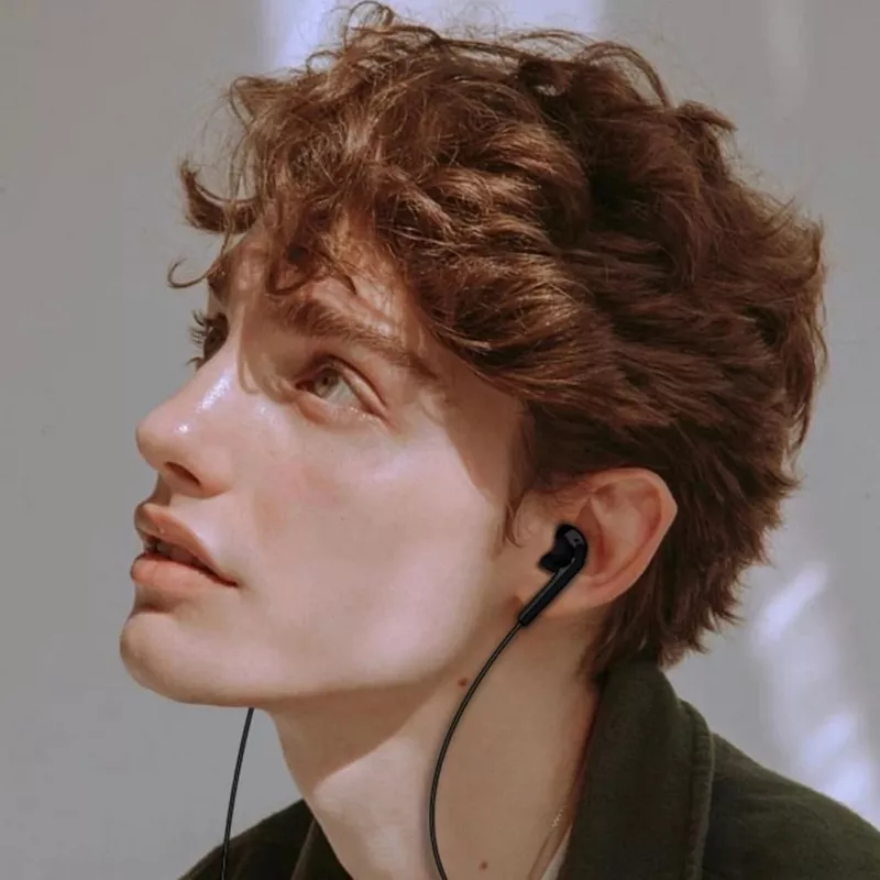 Dudao X3C In-Ear drôtové USB-C slúchadlá 1,2m - čierne