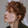 DUDAO X3C drôtové in-ear USB-C slúchadlá 1,2 m - čierne