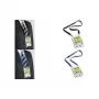 DURABLE 20 DUO A6 držiak menovky s textilnou šnúrou, priehľadný, balenie 10 ks 852507
