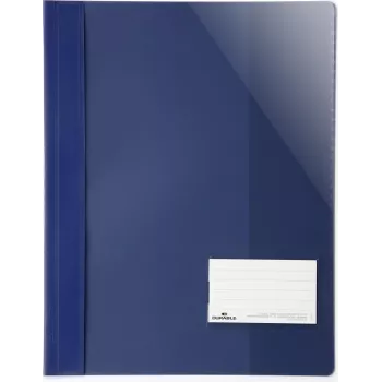 DURABLE A4+ zakladač na správy s okienkom na označenie 90x57 mm, transparentný, balenie 25 ks 269007