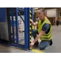 Ochranný profil rohov Durable C35, samolepiaci, 1 m, žltá/čierna