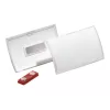 DURABLE CLICK FOLD magnetický držiak na menovky 90x54 mm, transparentný, balenie 10 ks (821519)