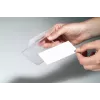 DURABLE CLICK FOLD Menovka so sponou, 90x54 mm vložka, transparentná, 25 ks balenie 821619