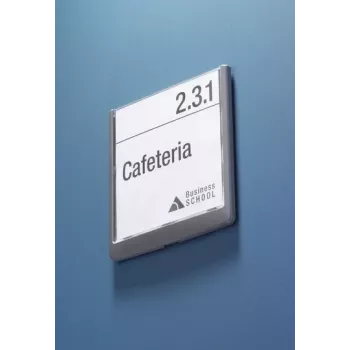 Durable Click Sign dverová tabuľka 149 x 148.5 mm, grafitová (486237)