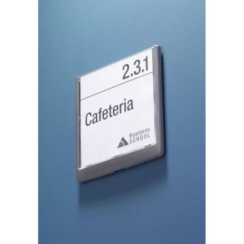 Durable Click Sign Dverná tabuľka 149 x 148,5 mm, grafitová (486237)