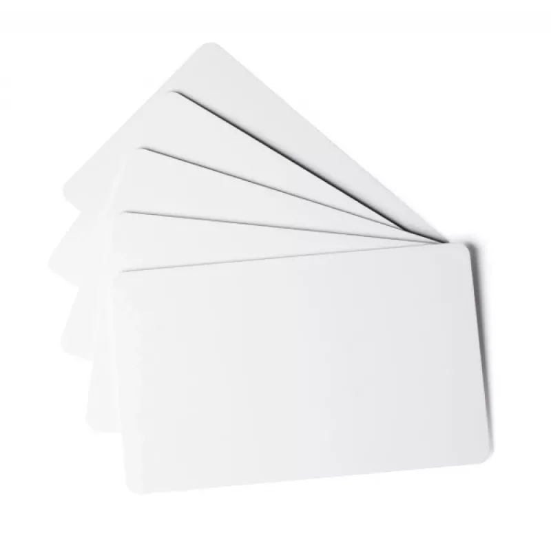 DURABLE DURACARD® plastové karty 0,50 mm biele CR80 (balenie 100 ks) 891402