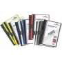 DURABLE DURACLIP 30 A4 PVC zakladač, kapacita 30 listov, čierna/zelená/transparentná, balenie 3 ks 220032