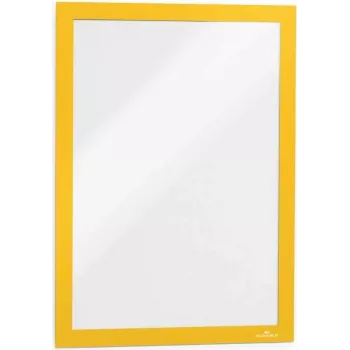 DURABLE DURAFRAME® samolepiaci magnetický rám A4 žltý, 2 ks (487204)