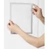 DURABLE DURAFRAME SUN A4 strieborný samolepiaci UV odolný informačný rám, balenie 2 ks 484123