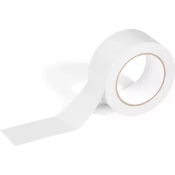 DURABLE DURALINE BASIC označovacia páska 50 mm x 30 m, biela, samolepiace PVC, odolná proti roztrhnutiu a oderu 104402