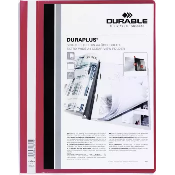 DURABLE DURAPLUS® A4+ prezentačné dosky, modrá, balenie 25 ks 257903