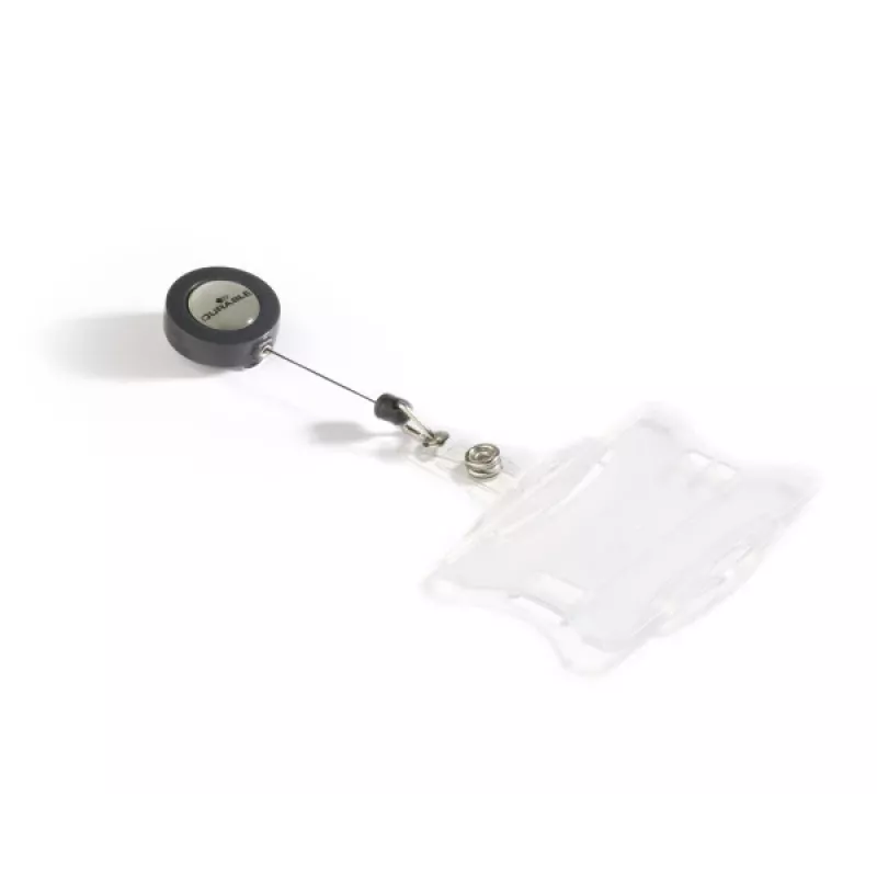 DURABLE držiak na ID karty s výsuvným jojo pre 1 kartu, balenie 10 ks 801119