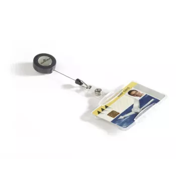 DURABLE držiak na ID karty s výsuvným jojo pre 1 kartu, balenie 10 ks 801119
