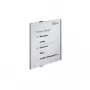 DURABLE INFO SIGN A3 na výšku strieborná hliníková informačná tabuľa, neoslnivý akryl, skrutková montáž, 297 x 420 mm vkladacia 480823
