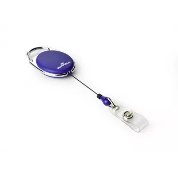 DURABLE Jojo STYLE držiak na preukaz s patentkovou slučkou, balenie 10 ks, čierny 832407