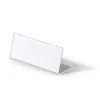 DURABLE L-tvarovaný menovka na stôl 61x150 mm akryl transparentná, balenie 10 ks 805419