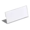 DURABLE L-tvarovaný menovka na stôl 61x150 mm akryl transparentná, balenie 10 ks 805419