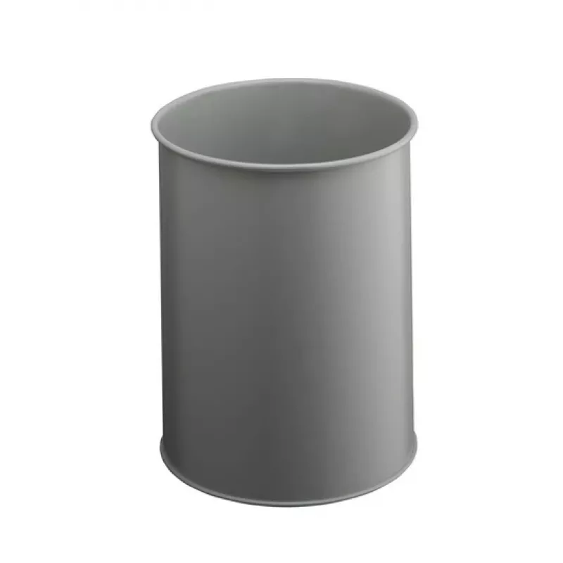 DURABLE kovový odpadkový kôš 15L okrúhly čierny 330110